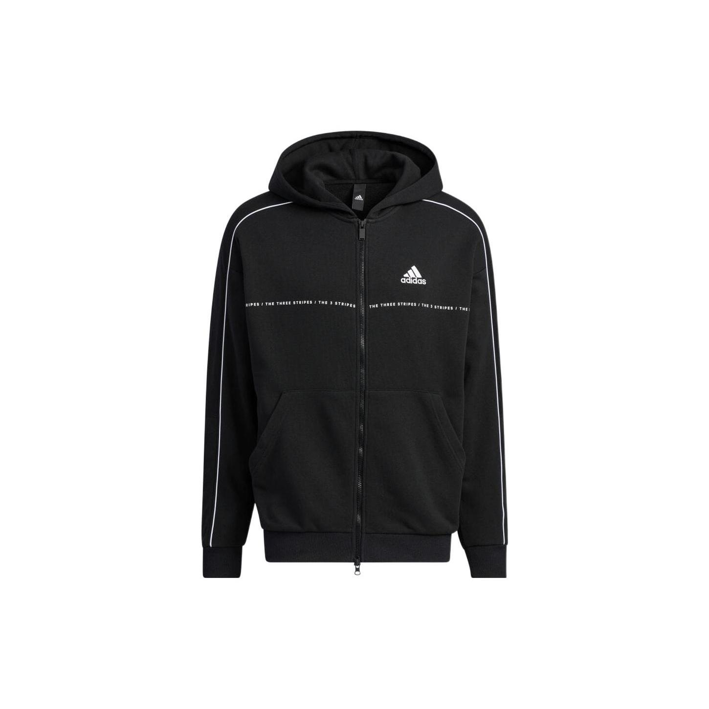 adidas Word SWT Full-Zip Hoodie Black Men s IA9435 XL