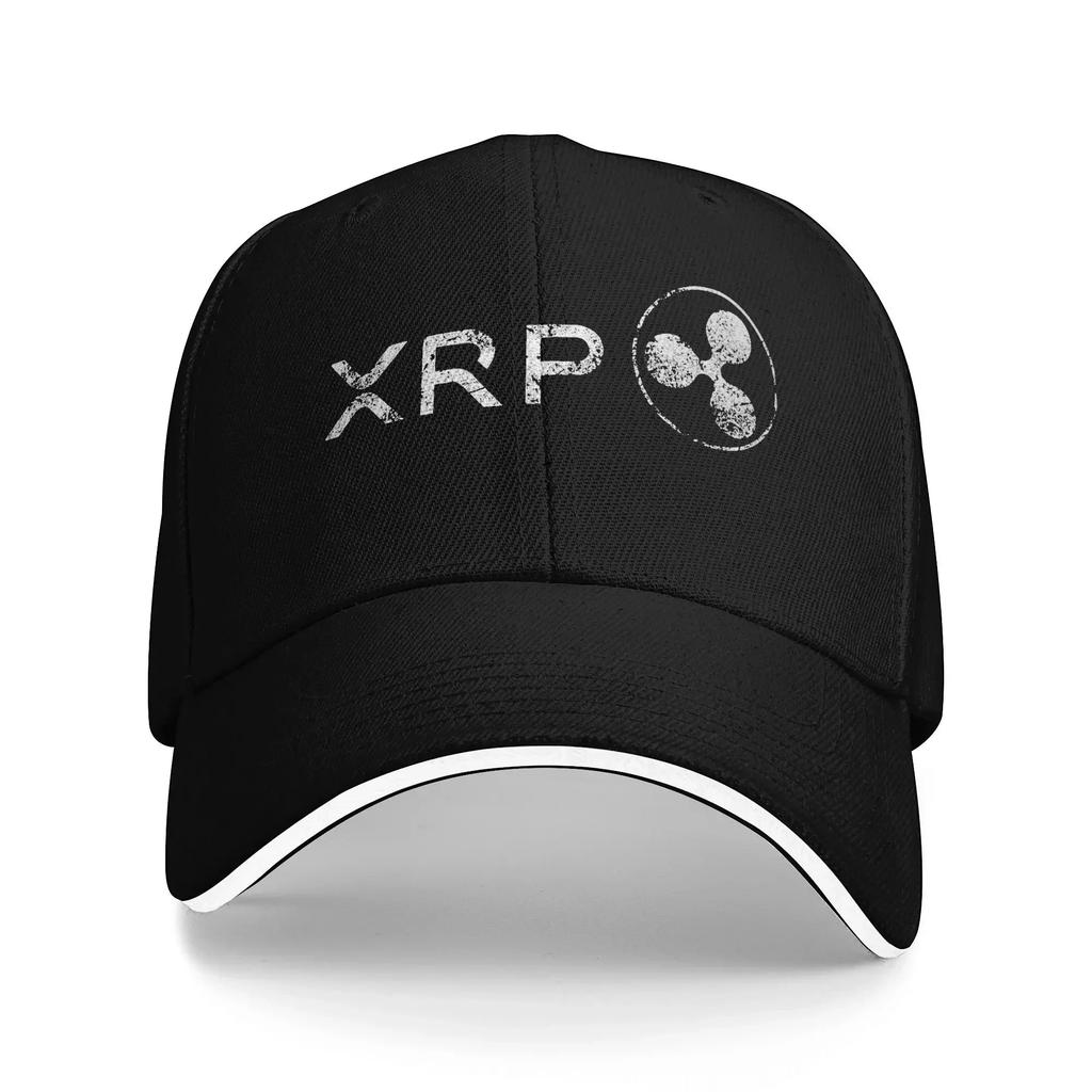 NEUE Ripple XRP LOGO Baseballkappe Kryptowährung Sonnenhut Neu im Hut Neuer Hut Damen Golfbekleidung Herren
