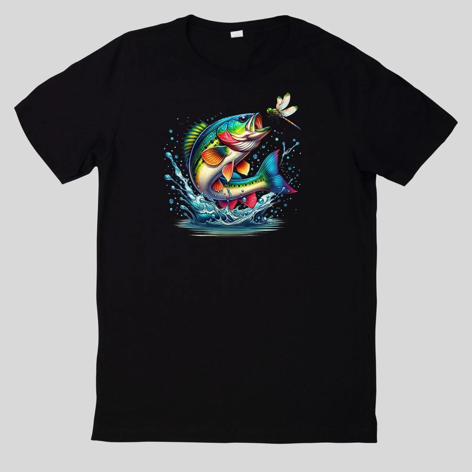 T-Shirt Aquarell Lustiges Bassangeln XXXL