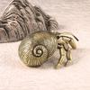 Hermit Crabs Statue Decors Animal Figurines Desk Ornament Collectible Sculpture Home Decors Accent Housewarmings Gift