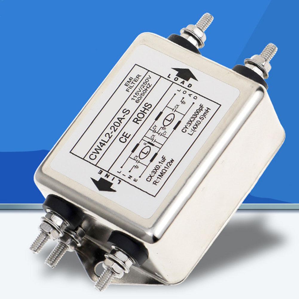 Metal Power Filter Practical 115/250VAC 50/60Hz Best
