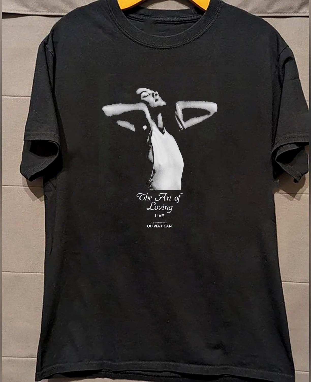 Olivia Dean Tour The Art of Loving Live Black Shirt S-5XL BS1672 S