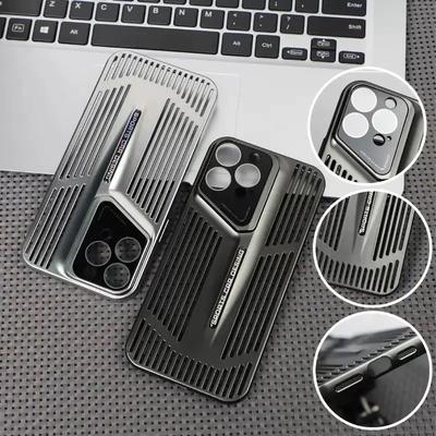 Blade Heat Dissipation and Breathability, Suitable for Apple 16 Mobile Phone Case IPhone15 Lens Film 14Promax Hard Case 13Pro
