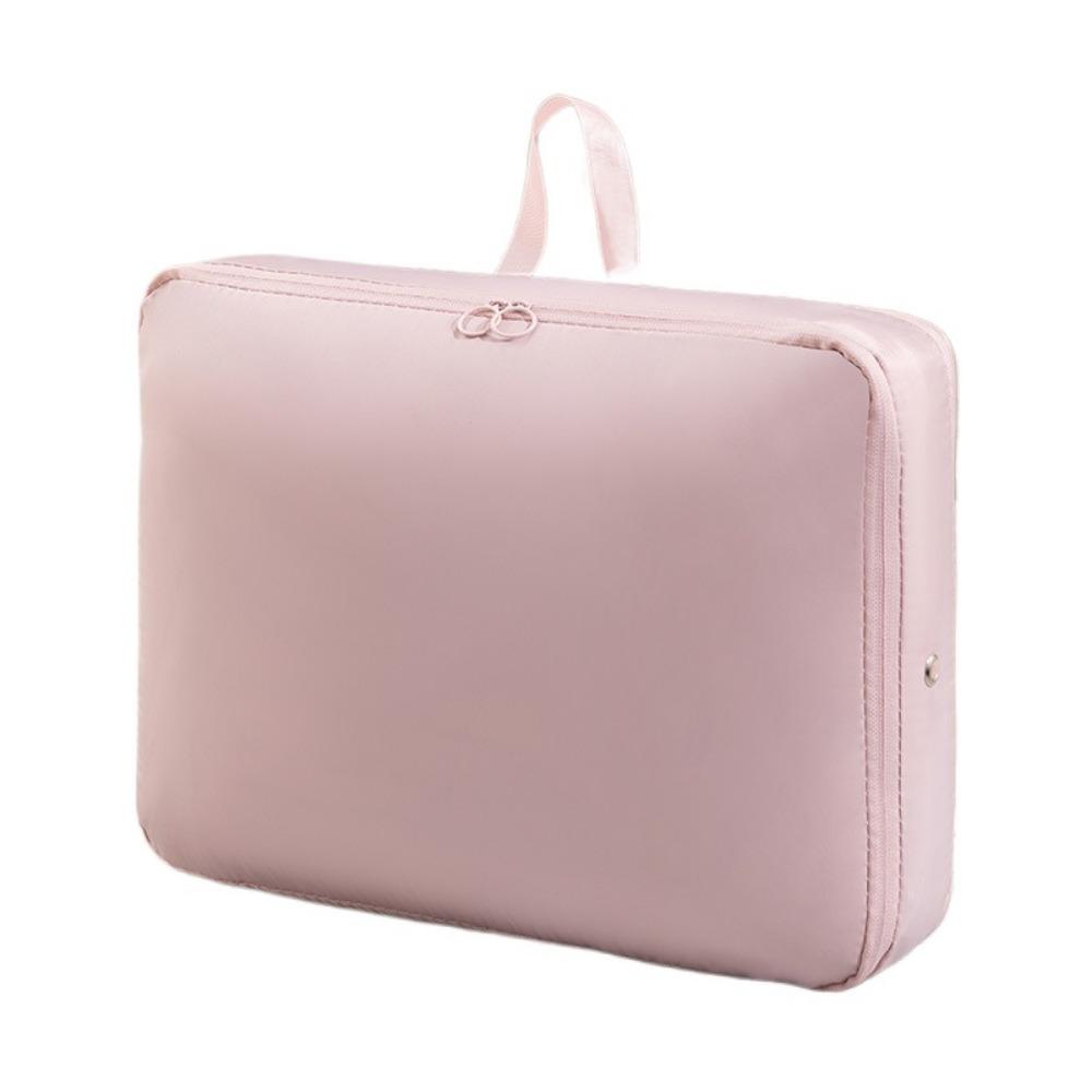 Foldable Puffer Jacket Storage Bag Polyester Compressed Travel Clothes Bag  Wardrobe