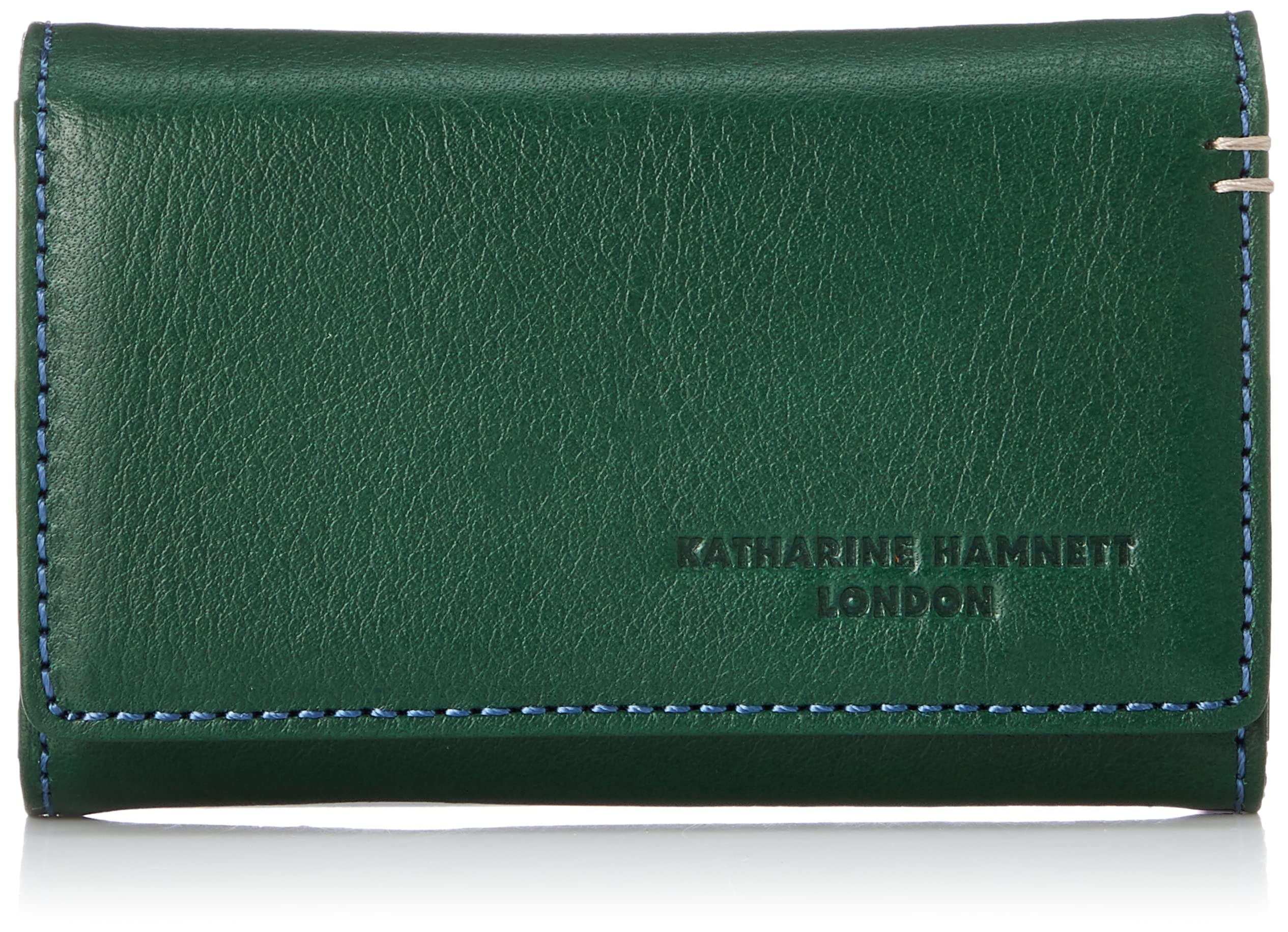 

Katharine Hamnett London МИНЕРАЛЬНАЯ Премиальная Японская Растительная Кожа (Дубленый цеолит) Устойчивый 3-сторонний чехол для ключей, пропусков и монет для водительского удостоверения,