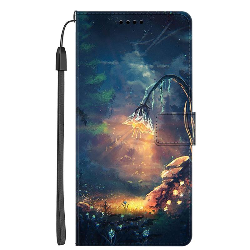Leder Buchhülle Für Moto G60 Hülle G60s G30 G20 E20 Bemalte Brieftasche Flip Katze Schutz Hülle Für Motorola Moto G22 G Pure Hülle