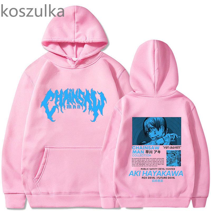 Chainsaw Unisex Hoodie Aki Hayakawa Unisexga Hoodies Unisex Anime Unisex/Damen Streetwear Pullover Harajuku Sweatshirts Grafikkleidung