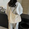 Hochwertige einfarbige Umhängetasche mit großem Fassungsvermögen, multifunktionale Nylon-Umhängetasche mit großem Fassungsvermögen, lässig klassisch