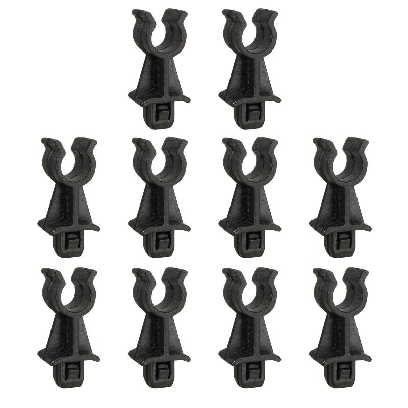 10Pcs Vehicle Retainer Hood Bonnet Support Stay Rod Clip for Qashqai Dualis J10 D40