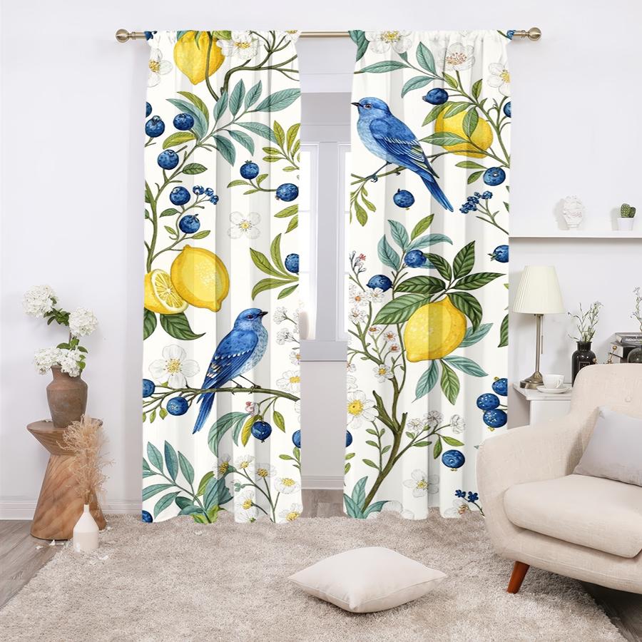 2PCS Multicolor Lemon Blueberry Blue Bird