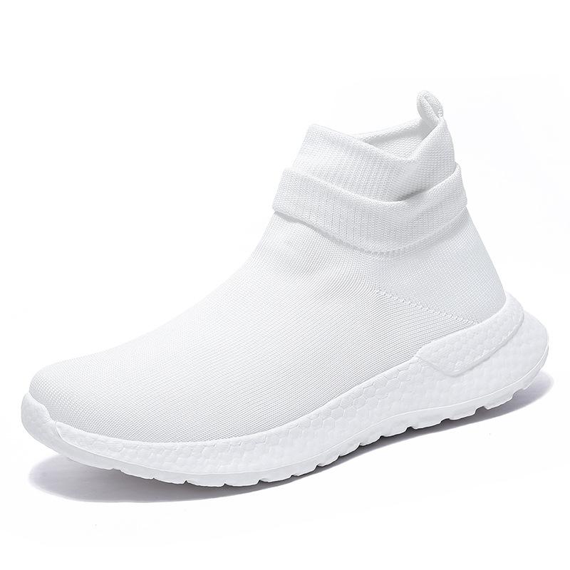 

Summer foreign trade large size 47 new lightweight one-pedal lazy shoes breathable mesh shock-absorbing socks shoes couple mesh shoes 36