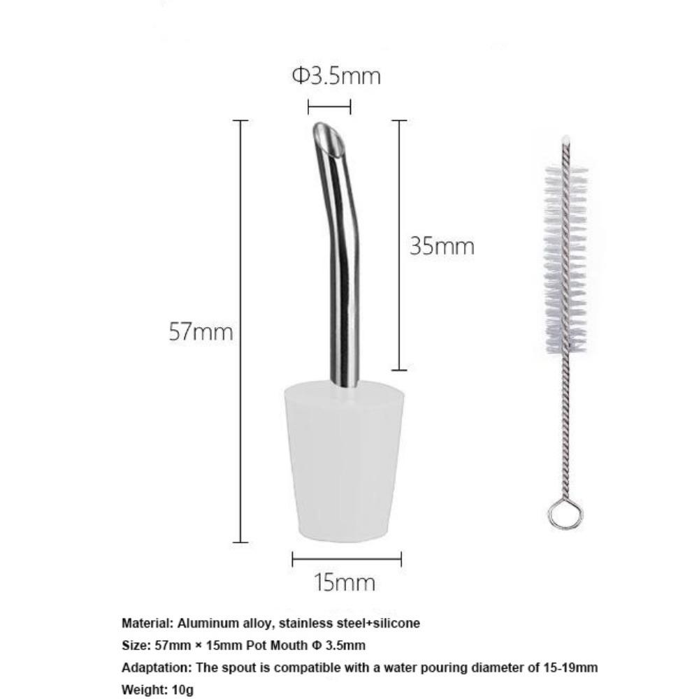 

Silicone Outdoor Spout Kettle Extender Food Grade Camping Kettle Spout For Camping Hiking білий