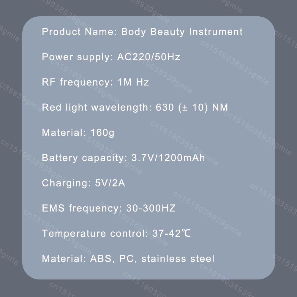 Skin Lifting And Firming, Wrinkle Removal, Weight Loss, Anti-fat Burning, Massage Beauty Instrument