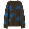 Sancai Women's Floral Knit Sweater