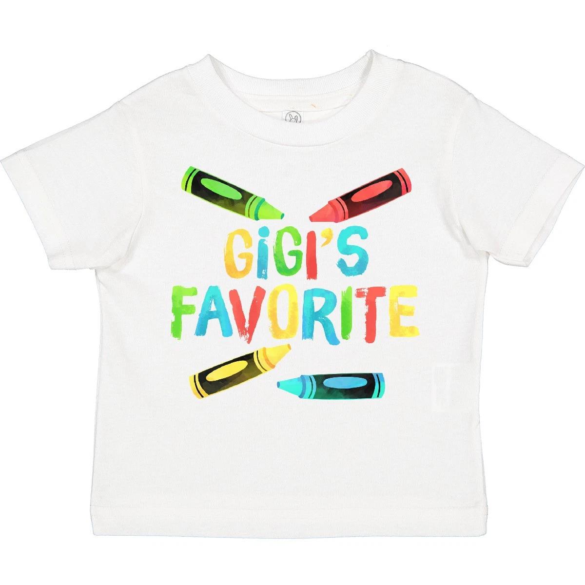Inktastic Gigi s Favorite- Crayons Toddler T-Shirt Family Artist Future Gigi For 150