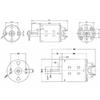 1pc 540 Brushed Motor 80T 13T 17T 23T 21T 27T 35T 45T 55T for 1/10 Off-Road Rock Crawler RC Car 540 Brushed Motor