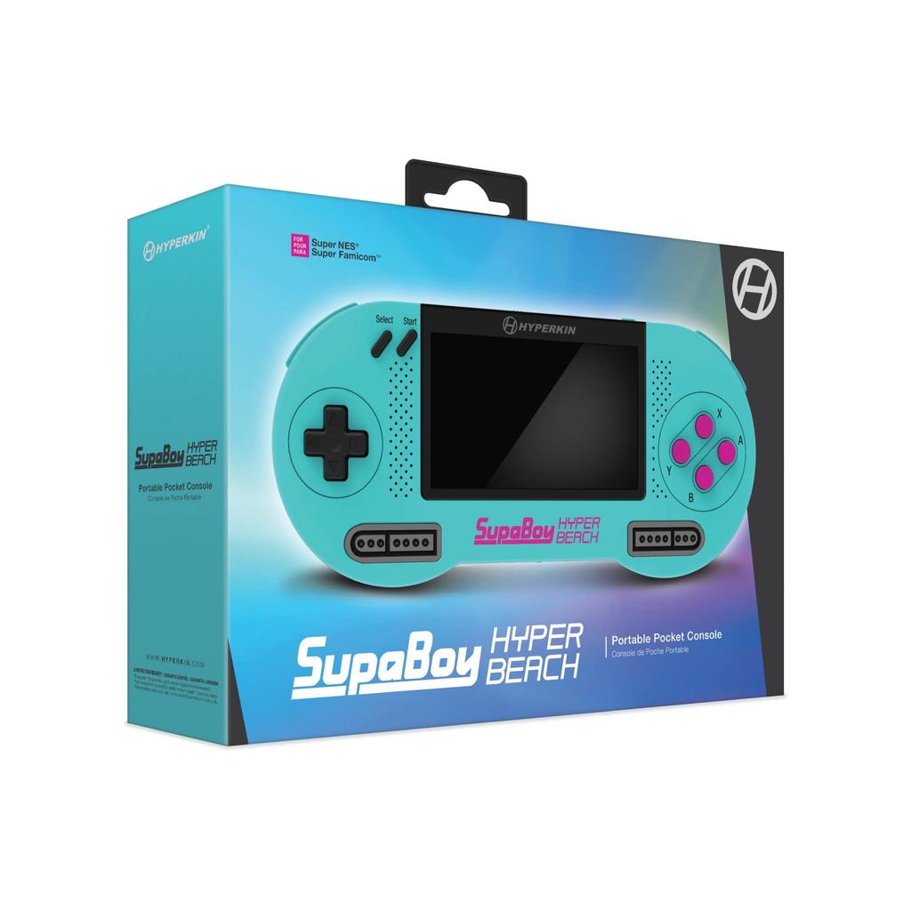 HYPERKIN SUPABOY HYPER BEACH Super compatible portable console / Nintendo/SNES (NTSC/PAL)