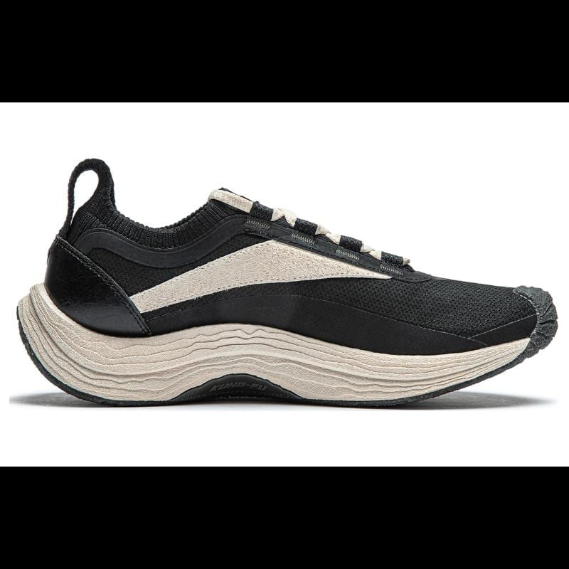 Li Ning Cushioning, Wear Resistant Low top Casual Shoes Unisex Gray Black White AZGU021-5