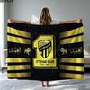1ttihad Club Print Flanelldecke Hohe Qualität Warm Bequem Decke für Alle Jahreszeiten Perfekt für Geschenke Heimdekoration