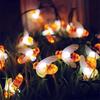 20/50/100 LED Solar Cute Bee Fairy String Lights Garden Fairy Lights 8 Mode Outdoor Lighting for Easter Christmas Wedding Decor