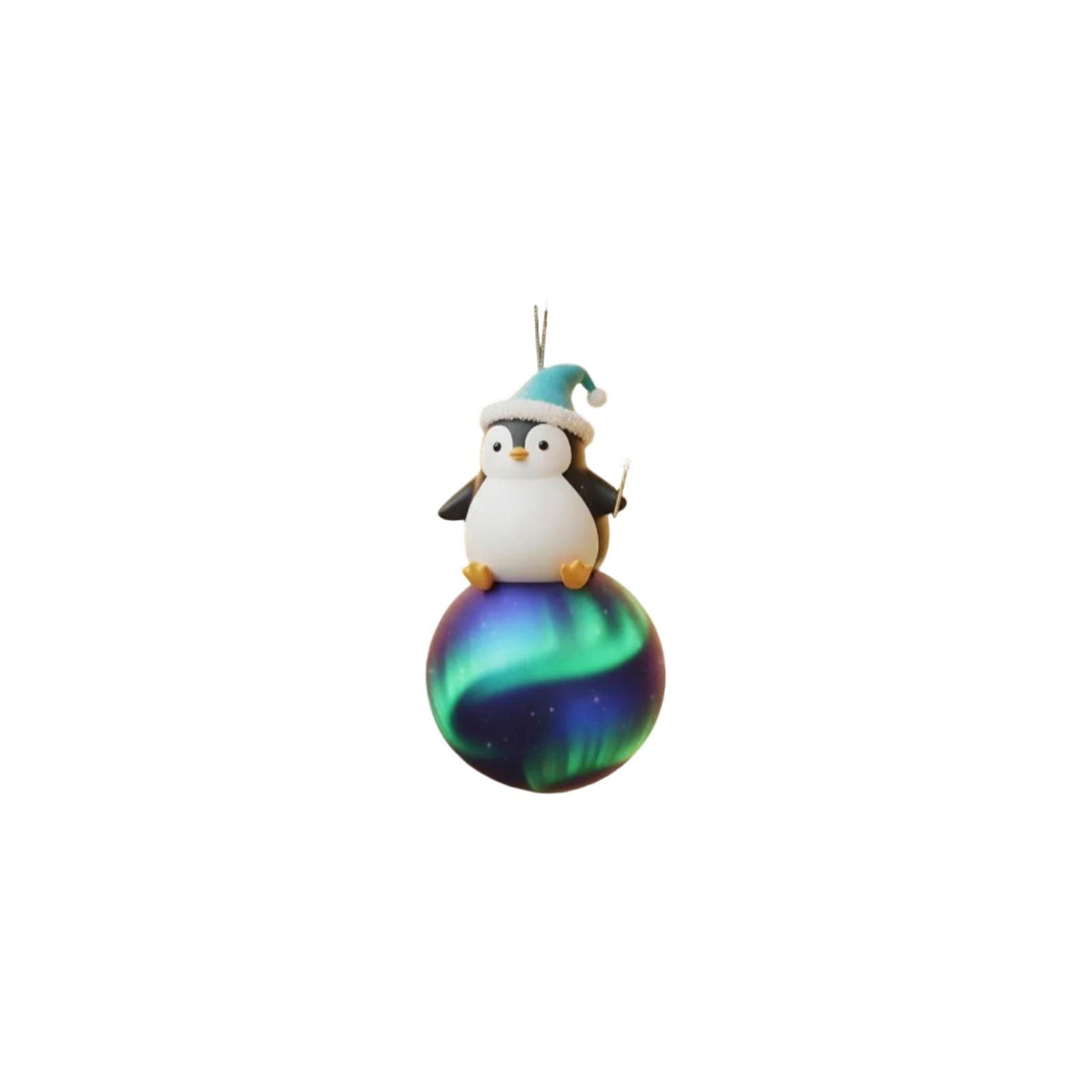 

Animal Ornaments,Christmas Pendant, Christmas Series Fun Pendant (2D) One Size