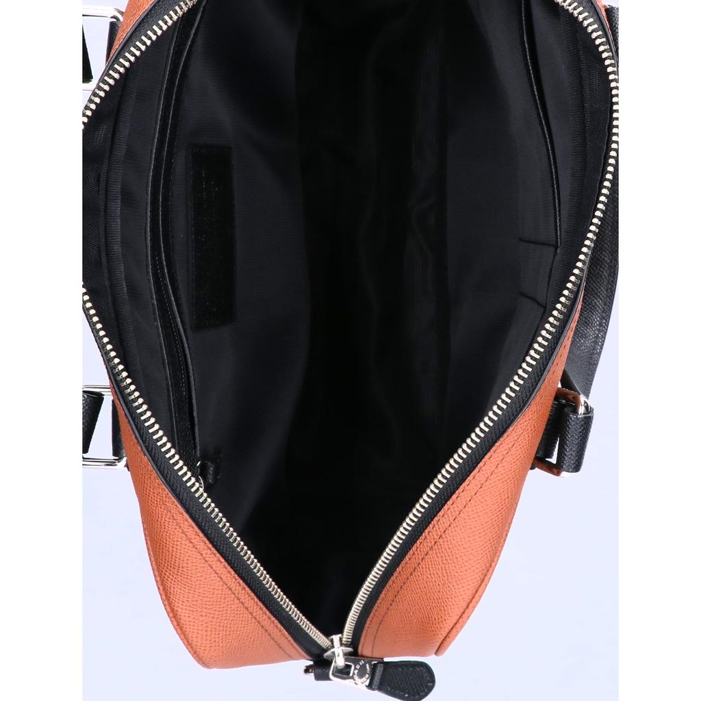 Coach [Stan Bardzo Dobry] 71637 Hudson Torba na Ramię Crossgrain 2-w-1 Torba biznesowa teczka BrązowyUżywany