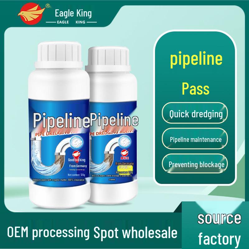 

Сильное быстрорастворимое средство для прочистки кухонных сливов