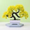 Artificial Plant Pot Energetic Easy Care Non-fading Vivid Ornamental Fake Flower Pot