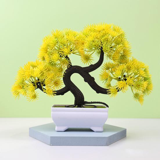 Artificial Plant Pot Energetic Easy Care Non-fading Vivid Ornamental Fake Flower Pot