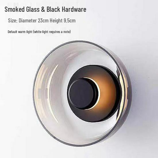 Nordic Minimalist Wall Lamp - Modern Glass Design for Living Room, Bedroom, or Aisle Decor.