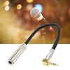 Audio Cable 90 Degree Right Angle High Fidelity 0.2m 3.5mm To 6.5mm/6.35mm AUX Extension Cord for Microphone