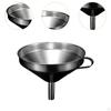 Kitchen Funnel Stainless Steel Cooking Supplies Oil Food for Filling Bottles with