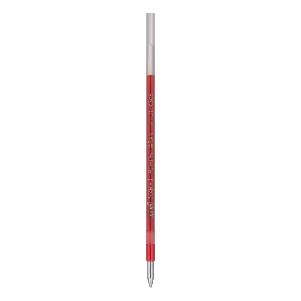 Mitsubishi Pencil Jetstream Light Touch Ink Ballpoint Pen Multicolor 10 Refills, Multifunction, 0.5mm, Red, Refills, SXRL8005.15, 10-Pack