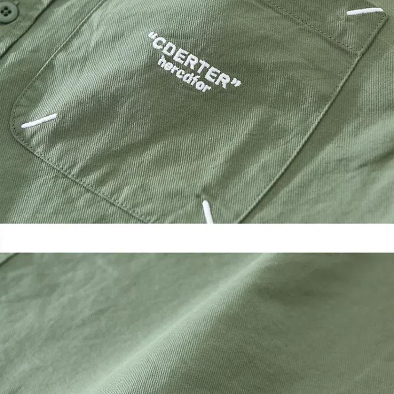 Spring and Summer Long Sleeve Men Shirt Casual 100cotton Soft and Comfortable Button Shirt with Pocket Daily Simple Style Versatile Men Tops