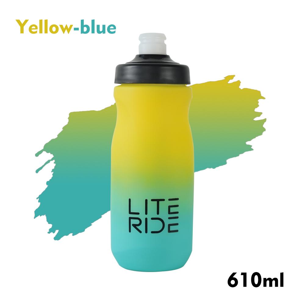 LITERIDE Bicycle Water Bottle 610/710ML PP Sports Cup Cycling Kettle Outdoor Camping Hiking Squeeze Bike Cup