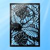 Iron Wall Art Laser Cut Leaf Decor Modern Bohemian Gift Housewarming