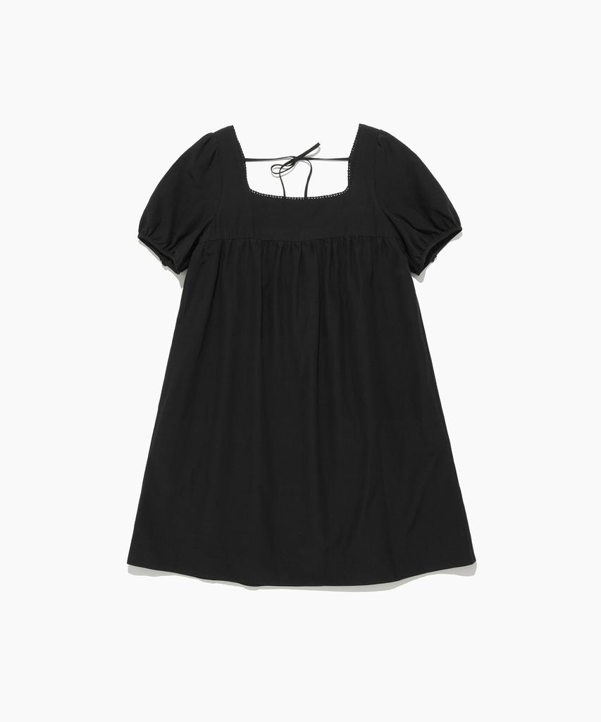 Tuddment Puff Sleeve Mini Dress Black