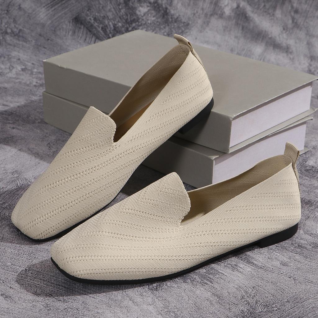 Fashion Women Shallow Flats Shoes Breathable Mesh Lightweight Loafers Spring and Autumn Comfortable Casual Sneakers Hot Shoes for Women