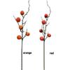 Artificial Flower Fruits Mini Persimmons Green Plants Fake Persimmons Living Room Decorations Persimmon Trees Fake Flowers