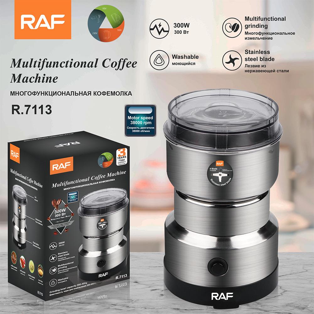 Portable Stainless Steel Electric Coffee Grinder – European & American Standard