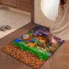 Minecraft Blocky Survival Adventure Printed Rug Durable Stainresistant Carpet For Bedroom Study Home Decor Holiday Gift