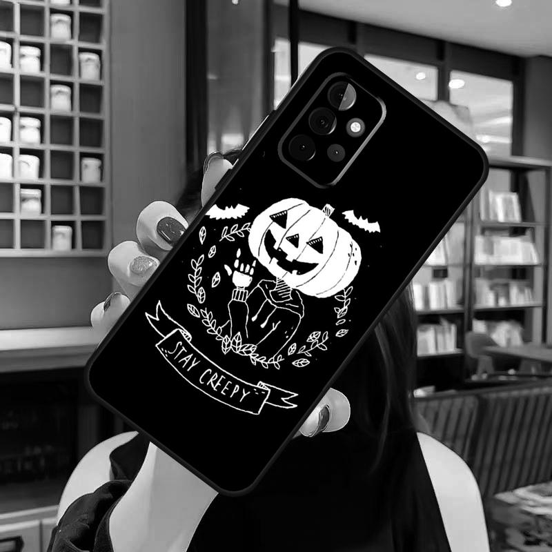Halloween Pumpkin Horror Case For Samsung Galaxy A53 A56 A36 A06 A13 A32 A12 A22 A52 A35 A26 A16 A55 A15 A54 A34 A14
