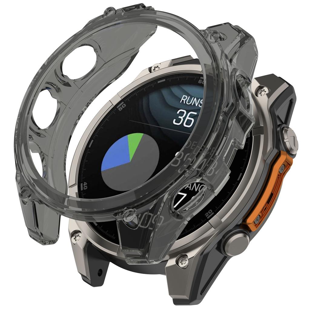 Fenix8 Accessories TPU Case Cover For Garmin Fenix 8 51MM 47MM 43MM Replacement Durable Protection Case Frame Cover Bumper Shell