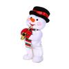 Christmas Gift Miniature Santa Claus with Saxophone Handmade Lovely Toy Holiday Twisting Santa Snowman Reindeer