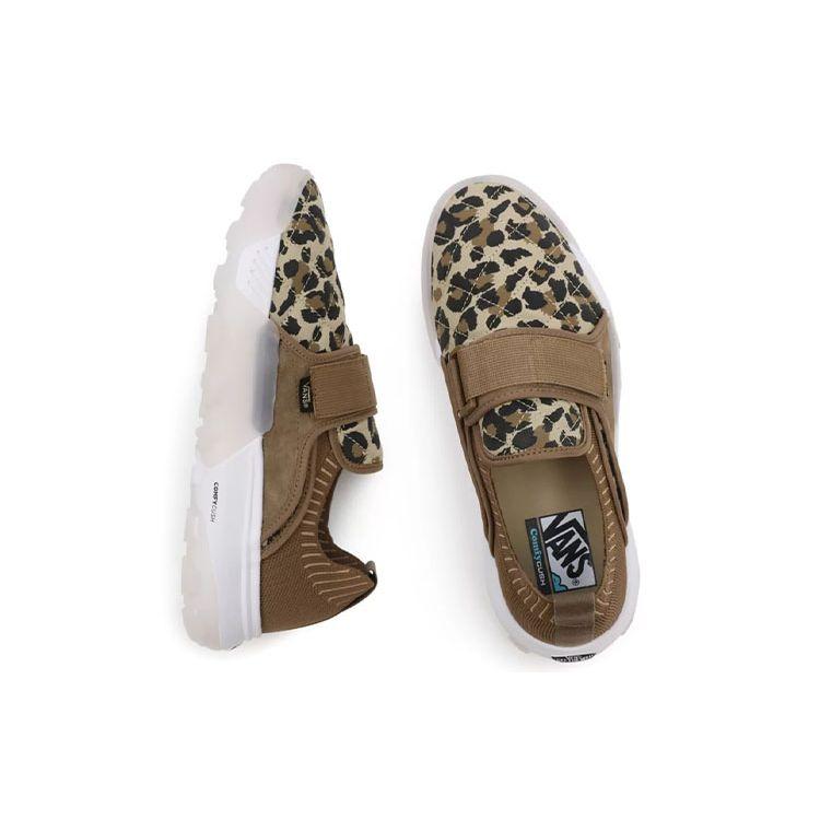 Vans Coast Cc Fabric Fashion Leopard Print Low Top Lifestyle Shoes Unisex Sneaker Brown Black VN0A5JMCB13