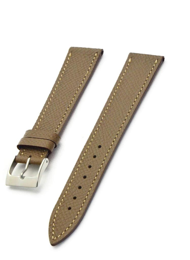 CASSIS BREST Calfskin Watch with Replacement U1088500091019 Strap, 19mm, Greige, Tool,