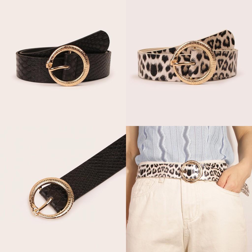 Animal Pattern Fashion Belt For Women With Alloy Clasp Suitable For Office And Casual Looks