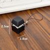 2025 New Creative Button Keychains Give To Friends Sand Sculpture Parody Decompression Pendant Luminous Keychain