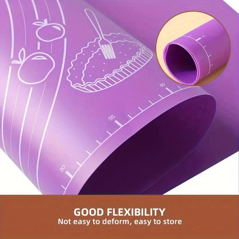 Non Stick Silicone Baking Pad With Scale, Dough Kneading And Rolling Anti Slip, Essential For Pastries, Biscuits And Pies