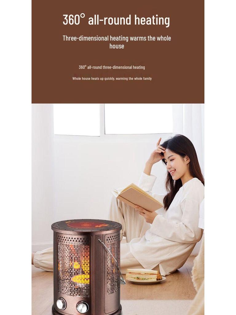 Multifunctional Energy-Saving Electric Heater Oven for Indoor Use